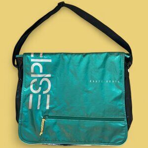 Vintage Esprit Haute Route Large Satchel in Turquoise Green